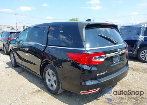 2020 Honda Odyssey Ex-L/Ex-L W/Navi Res from USA, damaged, VIN 5FNRL6H71LB073564
